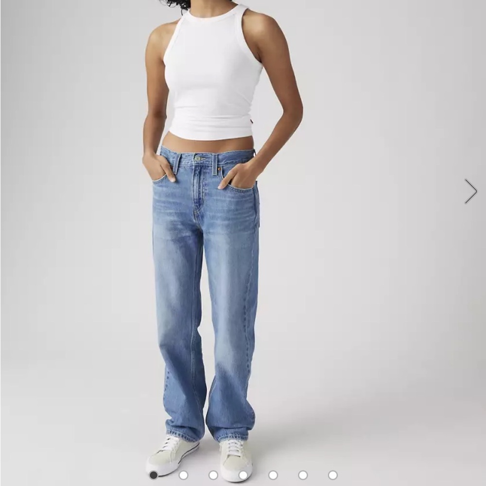 Levi's Low Pro Straight Blue Jeans
